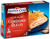 Maitre Coq Poulet Cordons Bleus 200 g x 2 